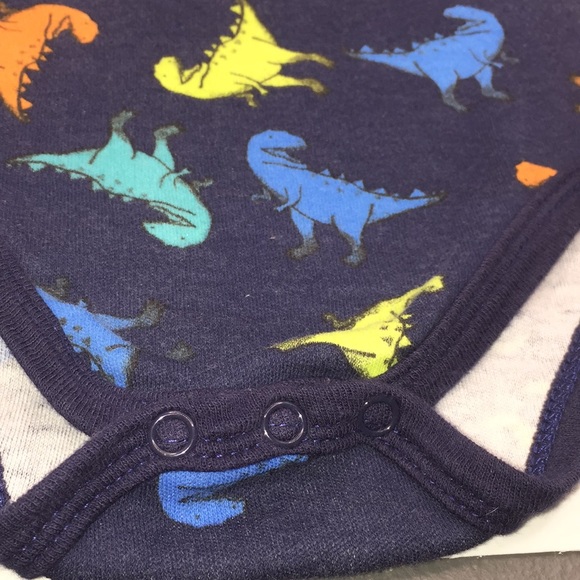 Monkey Bars Dinosaur Infant Boys Bodysuit Size 6-9 - Picture 3 of 7